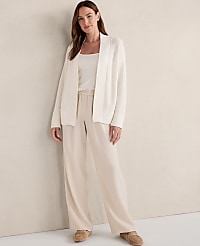 Haven Well Within Organic Cotton Shaker Stitch Open Front Cardigan carousel Product Image 3