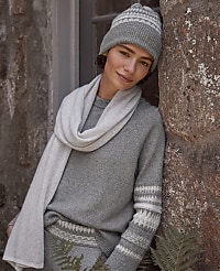 Haven Well Within Organic Cotton Blend Nostalgic Fair Isle Crewneck Sweater carousel Product Image 4