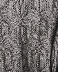 CASHMERE CABLE COLLARED PO carousel Product Image 3