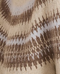 Haven Well Within Organic Cotton Blend Fair Isle Cable Mock Neck Sweater carousel Product Image 5