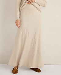 Haven Well Within Lurex Rib Knit Maxi Skirt carousel Product Image 1