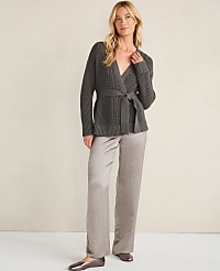 Haven Well Within Cotton Blend Lurex Belted Cardigan carousel Product Image 3
