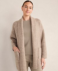 Haven Well Within Lofty Knit Shawl Collar Cardigan carousel Product Image 1