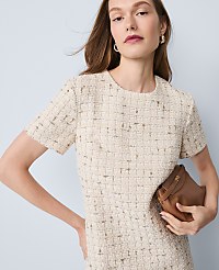 Tweed Shift Dress carousel Product Image 1