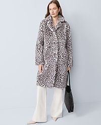 Animal Print Faux Fur Coat carousel Product Image 3
