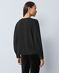 Lace Trim Blouse carousel Product Image 2