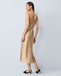 Petite Satin Cowl Neck Slip Dress carousel Product Image 2