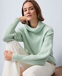 Ribbed Turtleneck Sweater carousel Product Image 1