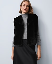Faux Fur Vest carousel Product Image 1