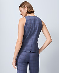 The Cutaway Vest in Plaid carousel Product Image 2