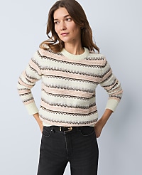 Weekend Relaxed Fair Isle Sweater carousel Product Image 1