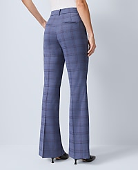 The Petite Flare Trouser in Plaid carousel Product Image 3