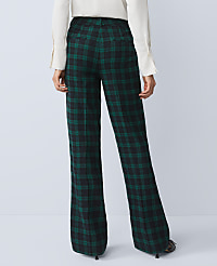 The Petite Jayne Trouser in Plaid - Curvy Fit carousel Product Image 2