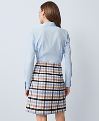 Weekend Plaid A-Line Skirt carousel Product Image 3