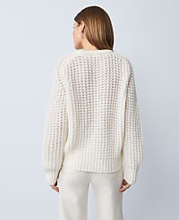 Petite Weekend Cozy Crew Neck Sweater carousel Product Image 2