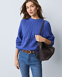Petite Weekend Mixed Stitch Sweater carousel Product Image 1