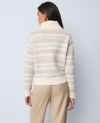 Weekend Fair Isle Polo Sweater carousel Product Image 2