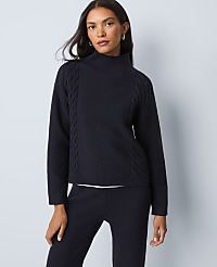 Weekend Mixed Cable Sweater carousel Product Image 1