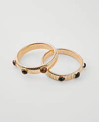Metal Gem Stretch Bracelet Set carousel Product Image 1