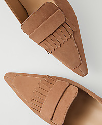Suede Tapered Heel Kiltie Pump carousel Product Image 2