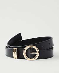 Leather Round Buckle Belt carousel Product Image 1