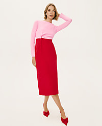 Colorblock Twist Midi Dress carousel Product Image 3