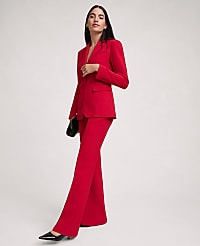 The Petite Flare Trouser in Fluid Crepe carousel Product Image 6