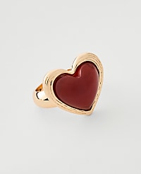 Metal Stone Heart Ring carousel Product Image 1