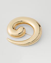 Metal Swirl Brooch carousel Product Image 1