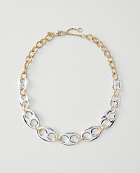 Oversized Chain Link Necklace carousel Product Image 1