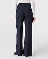 The Dotted Wide-Leg Flare Trouser carousel Product Image 3