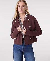 Double Breasted Sweater Jacket carousel Product Image 1