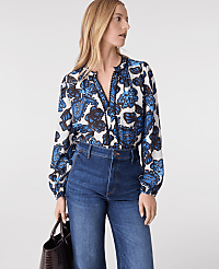 Paisley Bobble Trim Blouse carousel Product Image 1