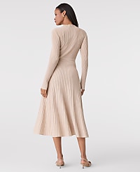 Ribbed Mock Neck Sweater Dress carousel Product Image 2