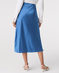 Satin Bias Midi Slip Skirt carousel Product Image 3