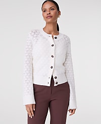 Petite Honeycomb Stitch Cardigan carousel Product Image 1