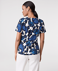 Paisley Crew Neck Tee carousel Product Image 2