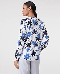 Floral Pleat Front Top carousel Product Image 2