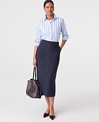 Button Column Midi Skirt carousel Product Image 1