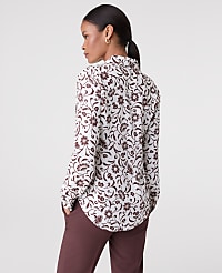 Floral Satin Essential Shirt carousel Product Image 2