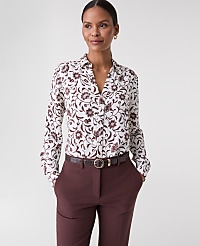 Floral Satin Essential Shirt carousel Product Image 3