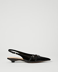 Strappy Patent Slingback Pump carousel Product Image 1