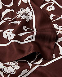 Floral Silk Scarf carousel Product Image 2