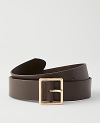 Leather Square Buckle Belt carousel Product Image 1