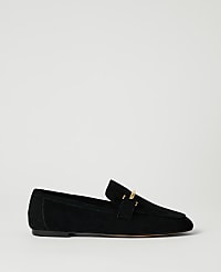 Chain Embellished Suede Loafer carousel Product Image 1