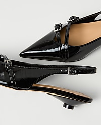 Strappy Patent Slingback Pump carousel Product Image 2