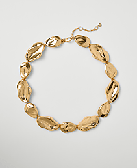 Textured Disc Necklace carousel Product Image 1
