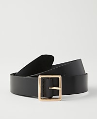 Leather Square Buckle Belt carousel Product Image 1