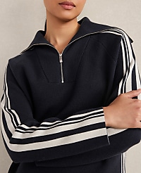 Haven Well Within Sporty Stripe Half-Zip Pullover carousel Product Image 2
