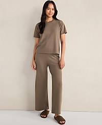 Haven Well Within Relaxed Jersey Wide Leg Pants carousel Product Image 2